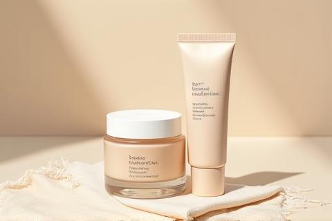 Petit coffret essentiel de beauté à moins de 100 euros, contenant un petit baume et une crème hydratante.